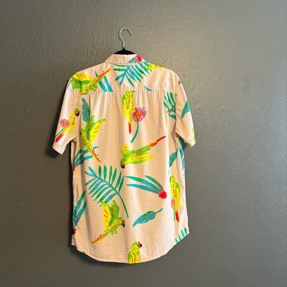Roark Journey Macaw Short Sleeve Button Down Size M - Picture 3 of 6